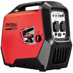 Portatīvs invertora elektrības ģenerators 2.5 kW, 230V, 62dB no Kraft&dele (KD697)