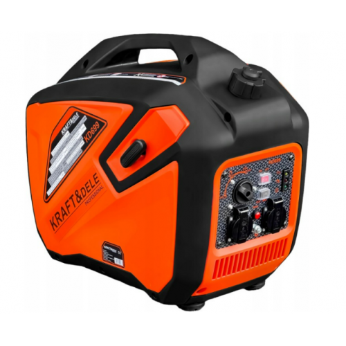 Benzīna inventora ģenerators 3,5kW 3500W 2X230 V Kraft&dele (KD699)