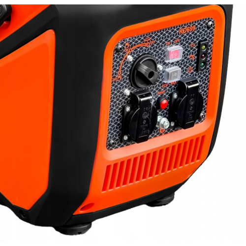 Benzīna inventora ģenerators 3,5kW 3500W 2X230 V Kraft&dele (KD699)