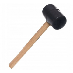 Gumijas āmurs ar koka rokturis 30 cm, 500 g no Kraft&dele (KD900)