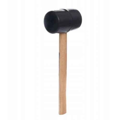 Gumijas āmurs ar koka rokturis 30 cm, 500 g no Kraft&dele (KD900)