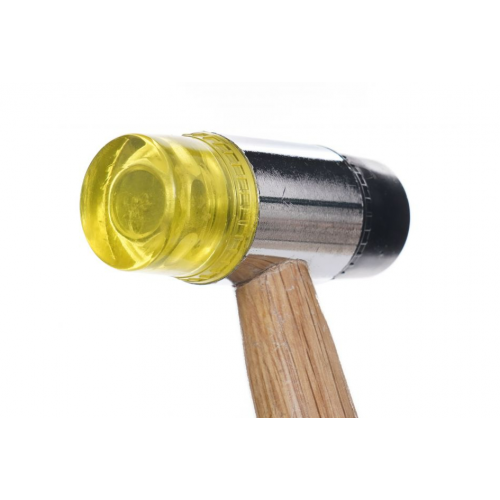 Gumijas-plastmasas montāžas āmurs ar koka rokturi 30 mm no Kraft&dele (KD904)