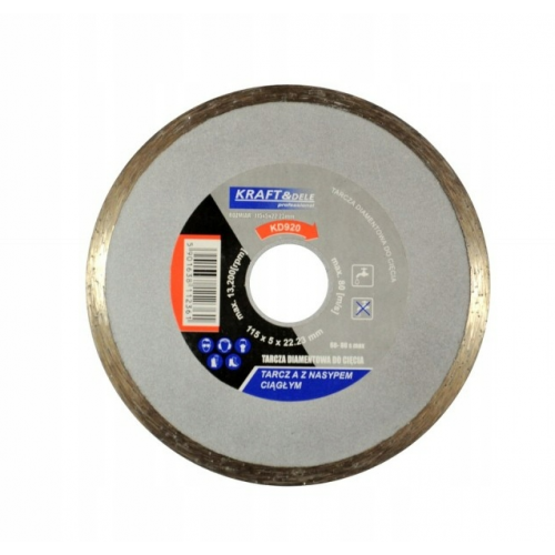 Dimanta betona griēšanas disks 115x5x22.23 Kraft&dele (KD920)