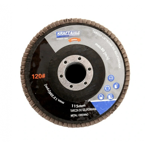 Lamelārais slīpēšanas disks 115 mm P60 Kraft&Dele (KD961)