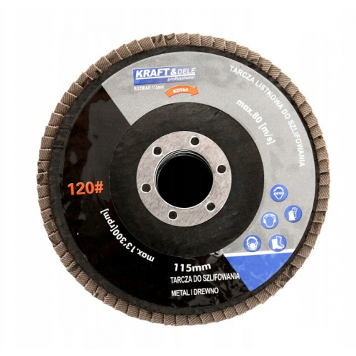 Atloku disks 115 mm P120 Kraft&dele (KD964)