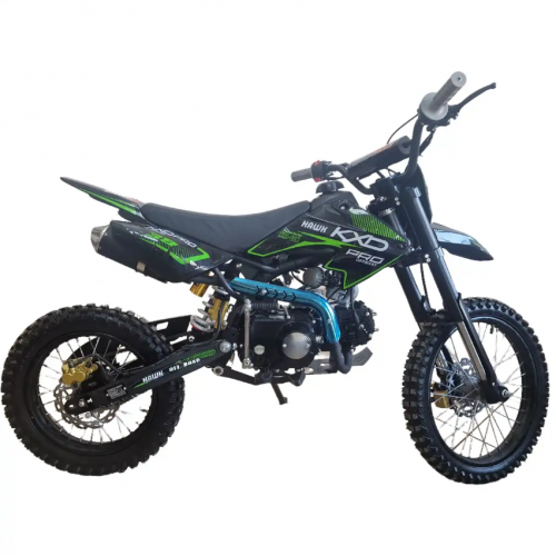 Benzīna motocikls 125см3, 17"/14" KXD 607 PRO HAWK (elektriskais + kick starts)