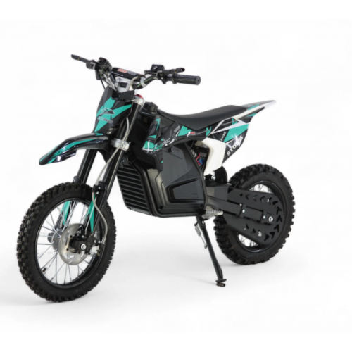 Benzīna krosa motocikls 140cm3, 17"/14" Cross KXD 612 manuāls - 4 ātrumi (Elektriskais + kājas starts)