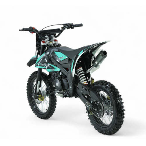 Benzīna krosa motocikls 140cm3, 17"/14" Cross KXD 612 manuāls - 4 ātrumi (Elektriskais + kājas starts)