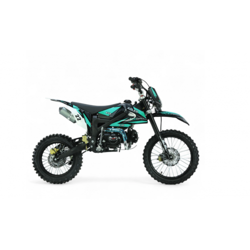 Benzīna krosa motocikls 140cm3, 17"/14" Cross KXD 612 manuāls - 4 ātrumi (Elektriskais + kājas starts)