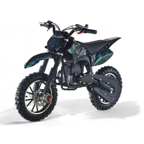 Benzīna 4T bērnu krosa motocikls 50cm3, 3.5 z.s., 10"/10" KXD 703B