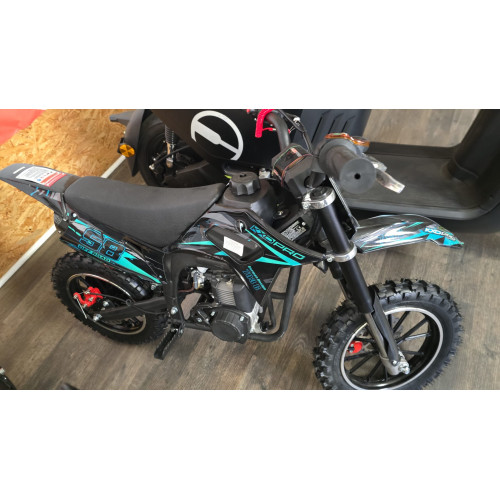 Benzīna 4T bērnu krosa motocikls 50cm3, 3.5 z.s., 10"/10" KXD 703B