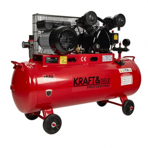 Gaisa kompresors ar atdalītāju 100L, 230V Kraft&dele (Kd1472)