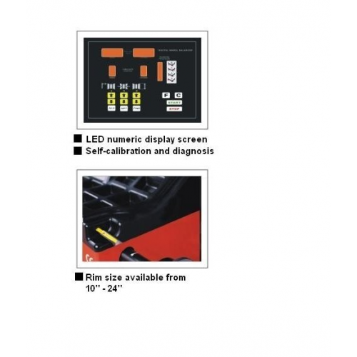 Riepu balansēšanas iekārta 220v, 10" - 24 no PULI (PL1150)