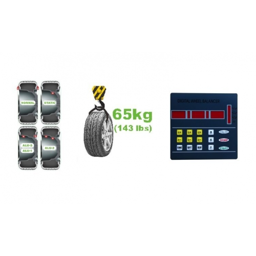 Riepu balansēšanas iekārta ,220v  10" - 24 no PULI (PL1152)