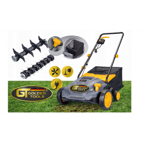 Elektriskais aerators-skarifikators ar grozu, 3 vienā, 2800 W (PM-AEW-2400M)