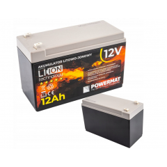 Аккумулятор литий-ионный 12В 12Ач  (PM-AKLJ-12V12AM)
