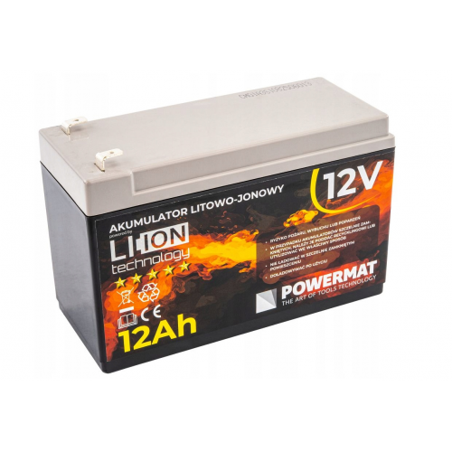 Аккумулятор литий-ионный 12В 12Ач  (PM-AKLJ-12V12AM)