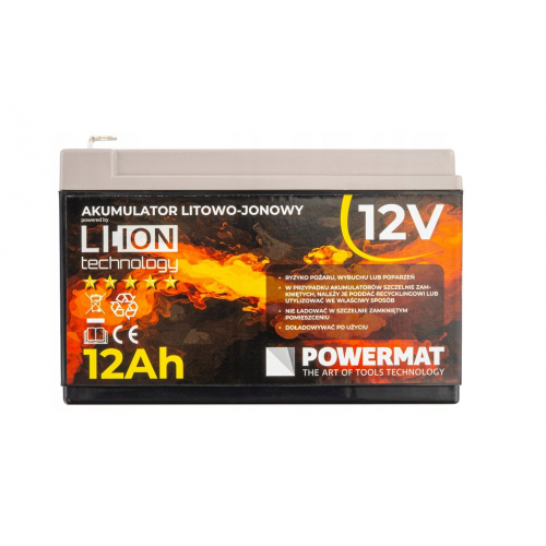 Аккумулятор литий-ионный 12В 12Ач  (PM-AKLJ-12V12AM)