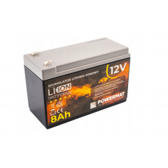 Аккумулятор литий-ионный 12В 8Ач (PM-AKLJ-12V8AM)