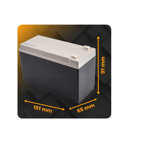 Аккумулятор литий-ионный 12В 8Ач (PM-AKLJ-12V8AM)