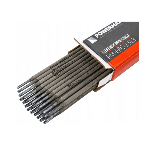 Rutila metināšanas elektrodi E6013 tērauda metināšanai ar MMA metodi, 2,5 x 350 mm, 1 kg (PM-ERC-2.5L3-1KG)