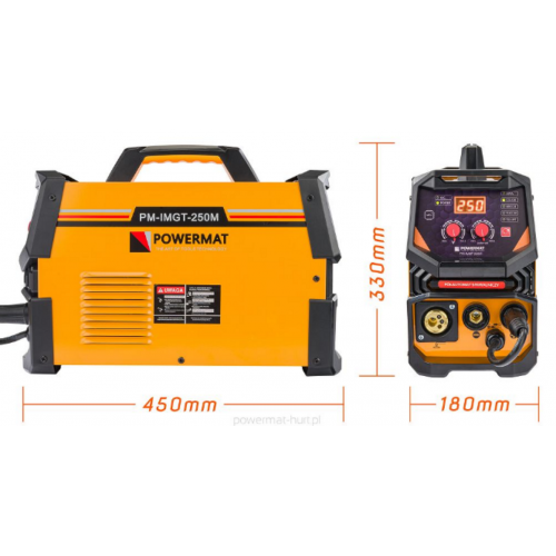 Metināšanas aparāts 250A MIG MMA TIG-Lift (PM-IMGT-250M)