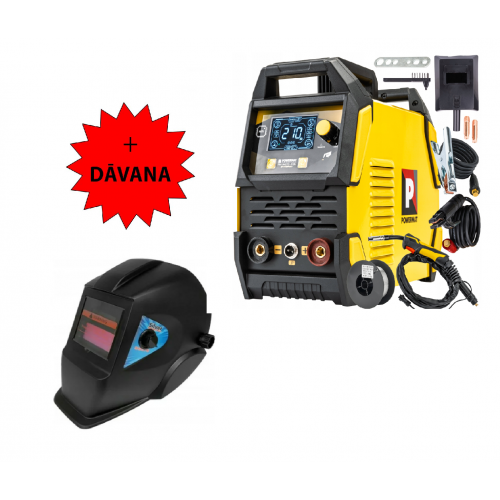 Metināšanas invertora iekārta MIG/MAG/MMA/TIG/LIFT/SYN no POWERMAT (PM-IGTS-210L)