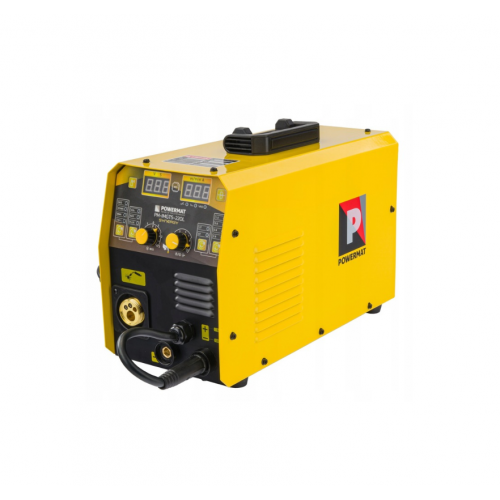 Invertora Metināšanas iekārta 220A, MIG/MAG/MMA/TIG/SYNERGY FLUX no PowerMat (PM-IMGTS-220L)