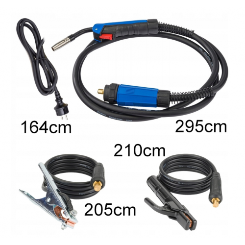 Invertora Metināšanas iekārta 220A, MIG/MAG/MMA/TIG/SYNERGY FLUX no PowerMat (PM-IMGTS-220L)