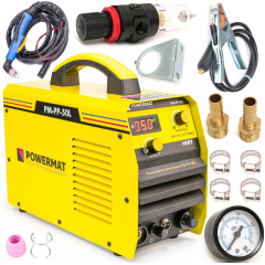 Invertora Metināšanas iekārta 220A, MIG/MAG/MMA/TIG/SYNERGY FLUX no PowerMat (PM-IMGTS-220L)