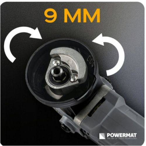 Spodrināšanas mašīna, slīpmašīna 125/75 мм 750 Вт 2000–6400 apgr./min no Powermat (PM-PS-750T)