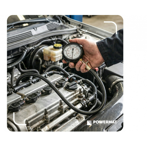 Komplekts benzīna dzinēja kompresijas līmeņa pārbaudei, 8 daļas (PM-MCSB-8T)