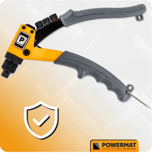 Rokas kniedēšanas uzgriežņu instruments 200 mm/2,4–4,8 mm (PM-NIR-200T)