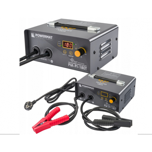 Invertora akumulatora lādētājs ar starteri 180A 12/24V no PowerMat (PM-PI-180T)