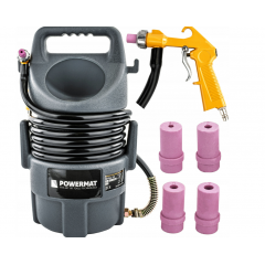 Сифонный пескоструйный аппарат 10л с 4 насадками от Powermat (PM-PIA-10T)