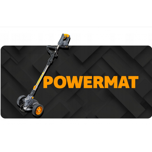 Akumulatora trimmeris + krūmgriezis 1000 W, 2 x 21 V 2 Ah litija jonu akumulatori no PowerMat (PM-PKA-2AHM)