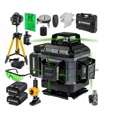 16 līniju lāzerlīmeņrādis ar 360 grādu skata leņķi 4D (PM-PLK-4DM2)