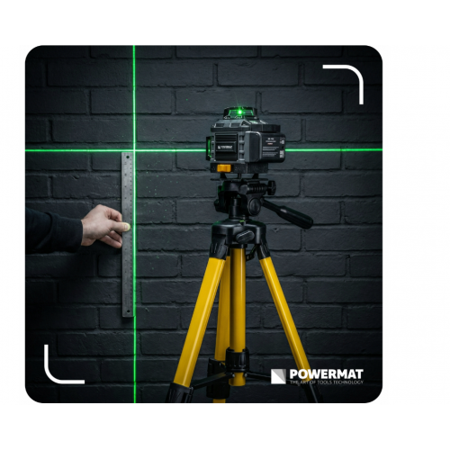 16 līniju lāzerlīmeņrādis ar 360 grādu skata leņķi 4D (PM-PLK-4DM2)