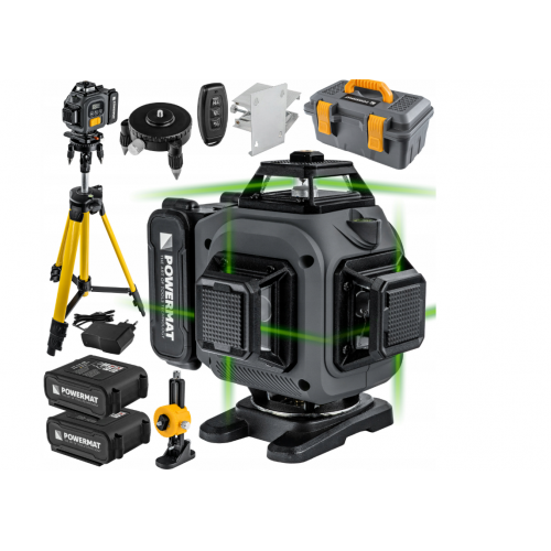 16 līniju lāzerlīmeņrādis ar 360 grādu skata leņķi 4D (PM-PLK-4DM3)