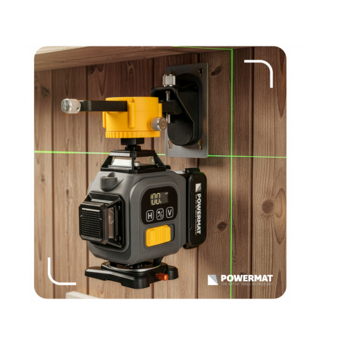 16 līniju lāzerlīmeņrādis ar 360 grādu skata leņķi 4D (PM-PLK-4DM3)