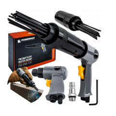 Pneimatiskais adatu caurduršanas āmurs 4500 apgr./min, 6,3 bāri + 19 adatu uzgalis (PM-PMI-19T)