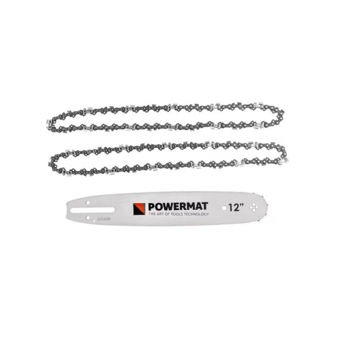 Motorzāģa sliede ,vadotne + 2 ķēdes 12" (30 cm), 3/8", 1,3 mm (PM-PR-12.45.2M)