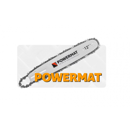 Motorzāģa sliede ,vadotne + 2 ķēdes 12" (30 cm), 3/8", 1,3 mm (PM-PR-12.45.2M)