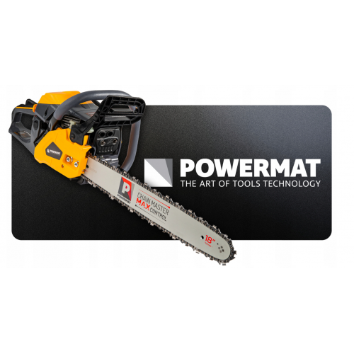 Benzīna zāģis 6 ZS 55cc 45cm no POWERMAT (PM-PSP-6HP-PRO)