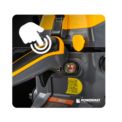 Benzīna zāģis 6 ZS 55cc 45cm no POWERMAT (PM-PSP-6HP-PRO)