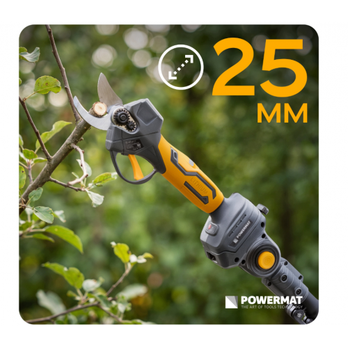 Akumulatora dārza trimmeru komplekts 3 viena ar teleskopisko kātu 2x 3AH(PM-PSWA-21V-3M)