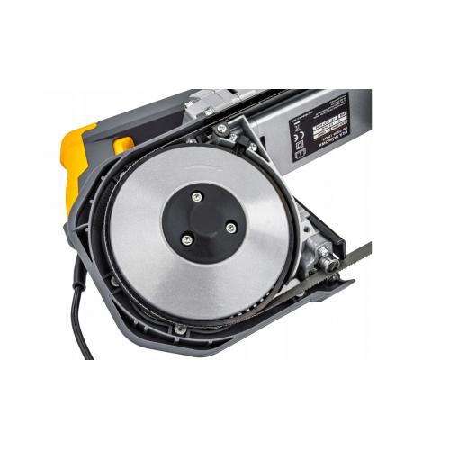 Metāla lentzāģis no PVC ar pamatni, pārnēsājams zāģis ar slīpēšanas jaudu 1200W (PM-PTDM-1200M)