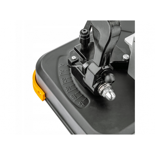 Metāla lentzāģis no PVC ar pamatni, pārnēsājams zāģis ar slīpēšanas jaudu 1200W (PM-PTDM-1200M)