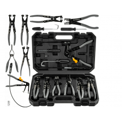 Kabeļu saišu knaibles, skavu komplekts, 9 gab. (PM-SDOZ-9T)