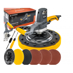 Ekscentriskā slīpmašīna ģipša, putuplasta slīpēšanai, 380 mm, slīpmašīna 1100 W + regulēšana (PM-ZDT-1100M)